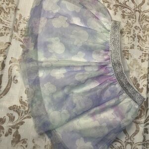 Pastel Disney Minnie Mouse Tulle Skirt with attached white shorts ~Sz 12 months